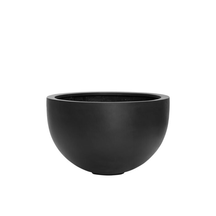 Vazonas BOWL L, Ø60xH38 cm, juodas