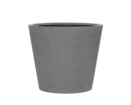 Vazonas BUCKET L, Ø68xH60 cm, tamsiai pilkas