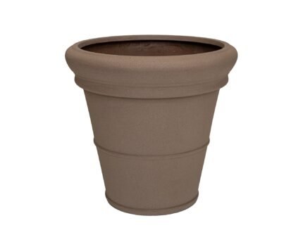 Vazonas BUCKET LOW CLASSIC M, taupe spalvos