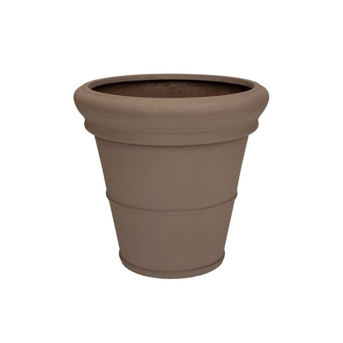 Vazonas BUCKET LOW CLASSIC M, taupe spalvos