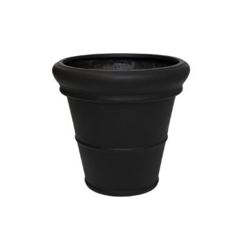 Vazonas BUCKET LOW CLASSIC S, juodas