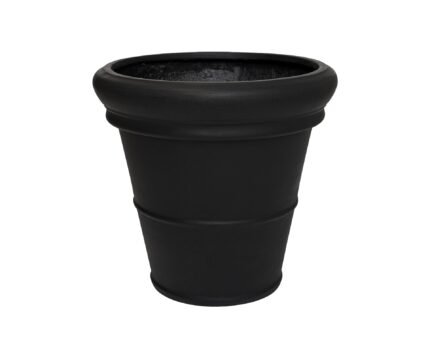 Vazonas BUCKET LOW CLASSIC S, juodas