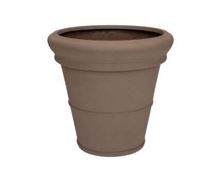 Vazonas BUCKET LOW CLASSIC S, taupe spalvos