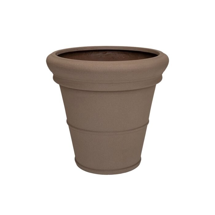 Vazonas BUCKET LOW CLASSIC S, taupe spalvos