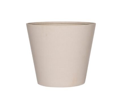 Vazonas BUCKET M, Ø58xH50 cm, kreminis
