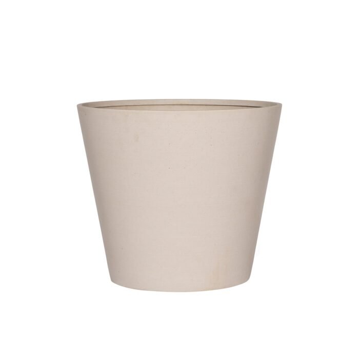 Vazonas BUCKET M, Ø58xH50 cm, kreminis