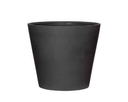 Vazonas BUCKET M, Ø58xH50 cm, matinis juodas