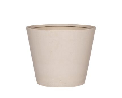 Vazonas BUCKET S, Ø50xH40 cm, kreminis
