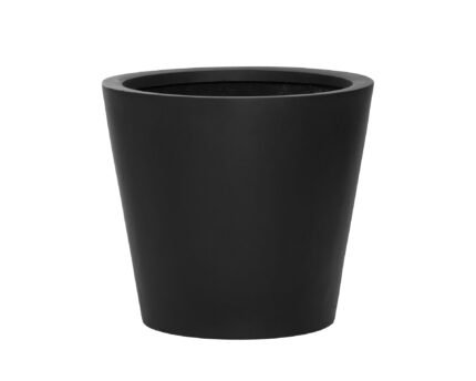 Vazonas BUCKET XS, Ø40xH35 cm, juodas