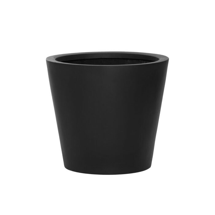 Vazonas BUCKET XS, Ø40xH35 cm, juodas