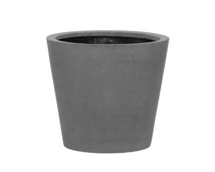 Vazonas BUCKET XS, Ø40xH35 cm, tamsiai pilkas