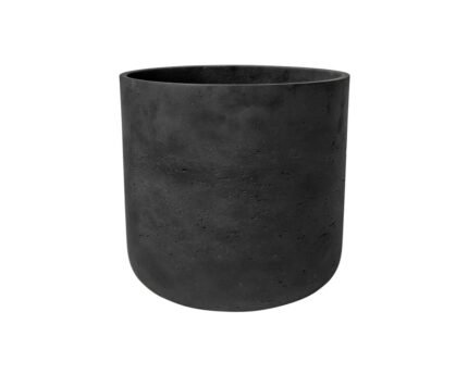 Vazonas CHARLIE XL, Ø32xH31 cm, matinis juodas
