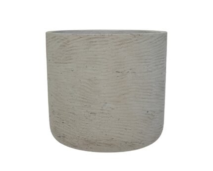 Vazonas CHARLIE XL, Ø32xH31 cm, šviesiai pilkas