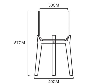 Vazonas CHARLIE XL ANT AUKŠTŲ KOJELIŲ, Ø32xH67 cm, šviesiai pilkas