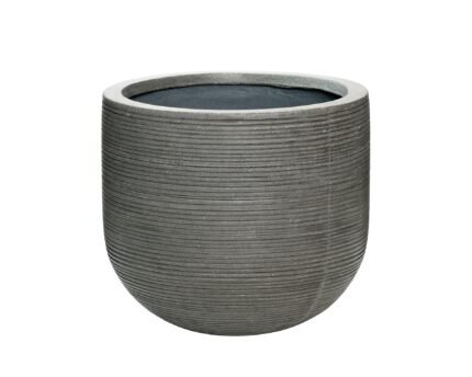 Vazonas CODY M, Ø35xH31 cm, tamsiai pilkas