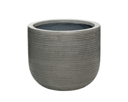 Vazonas CODY S, Ø28xH25 cm, tamsiai pilkas