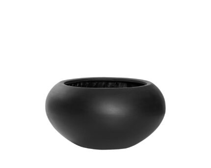 Vazonas CORA S, Ø47xH25,5 cm, juodas