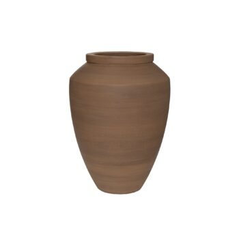 Vazonas DAFNI L, Ø50xH70 cm, tamsiai rudas