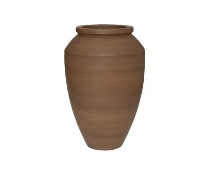 Vazonas DAFNI M, Ø40xH60 cm, tamsiai rudas