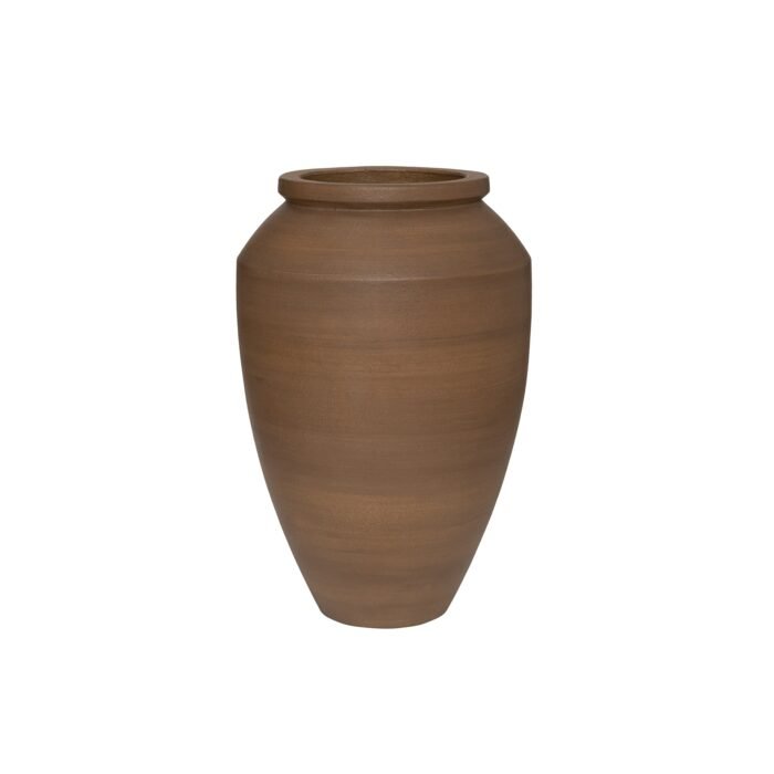 Vazonas DAFNI M, Ø40xH60 cm, tamsiai rudas