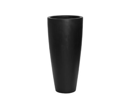 Vazonas DAX L, Ø37xH80 cm, juodas