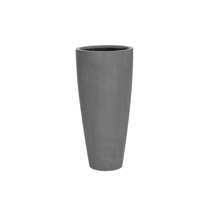 Vazonas DAX L, Ø37xH80 cm, tamsiai pilkas