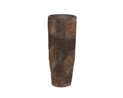 Vazonas DAX M, Ø24xH60 cm, tamsiai rudas