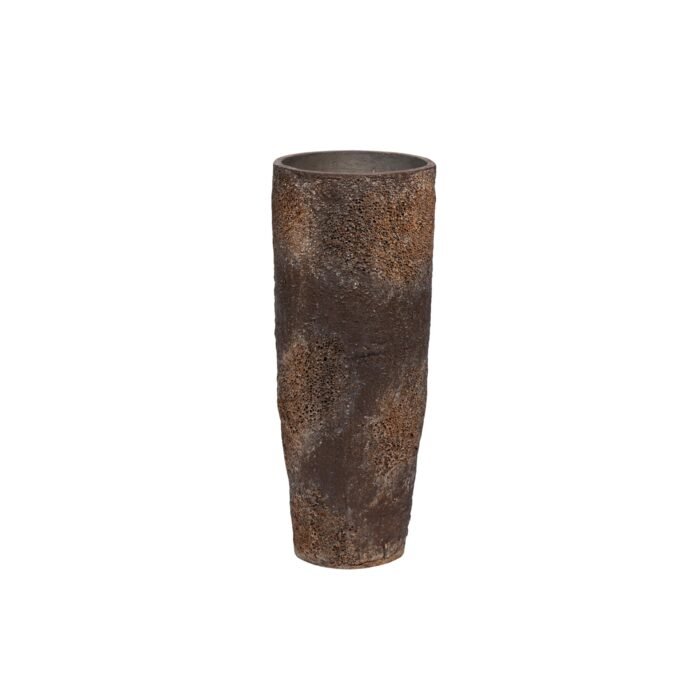 Vazonas DAX M, Ø24xH60 cm, tamsiai rudas