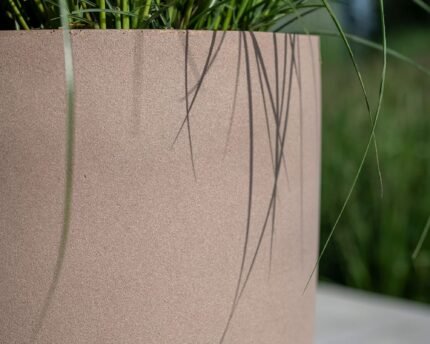 Vazonas DAX XL, Ø47xH100 cm, taupe spalvos