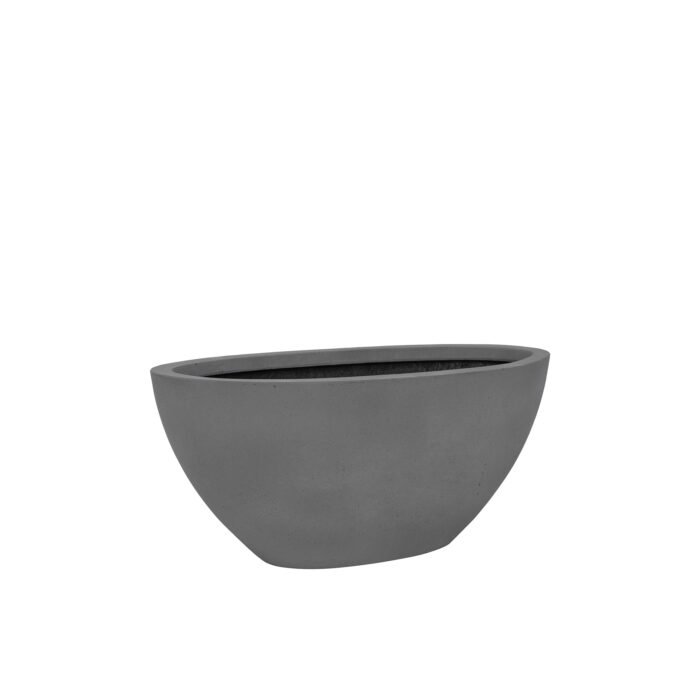 Vazonas DORANT S, 18x43xH18 cm, tamsiai pilkas