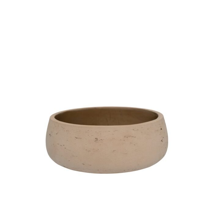 Vazonas EILEEN S, Ø24xH9 cm, molio spalvos