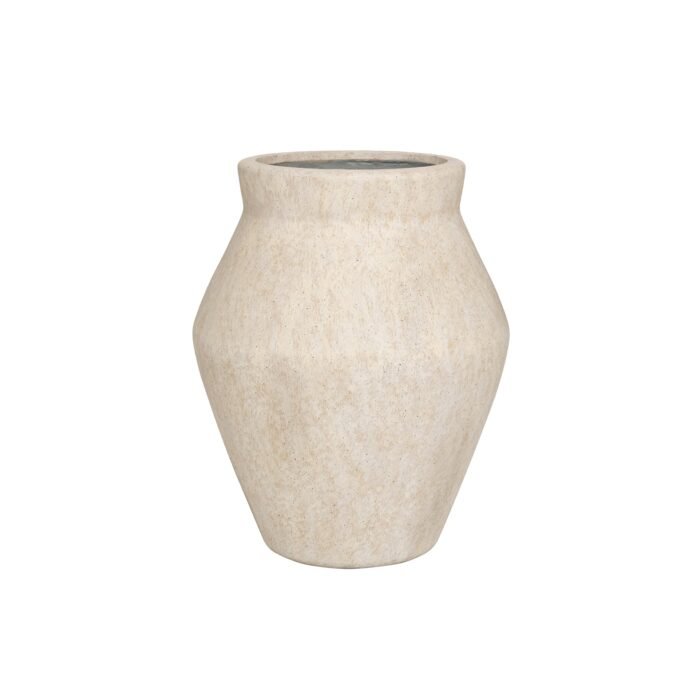 Vazonas FLEURI HIGH L, Ø61xH75 cm, travertino