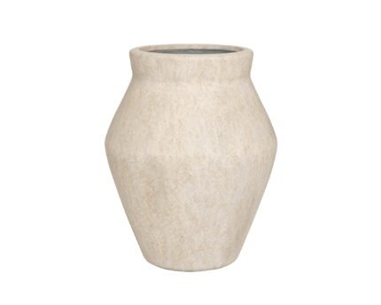 Vazonas FLEURI HIGH M, Ø55xH68 cm, travertino