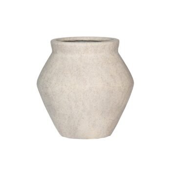 Vazonas FLEURI L, Ø61xH61 cm, travertino