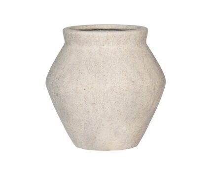 Vazonas FLEURI S, Ø46xH46 cm, travertino