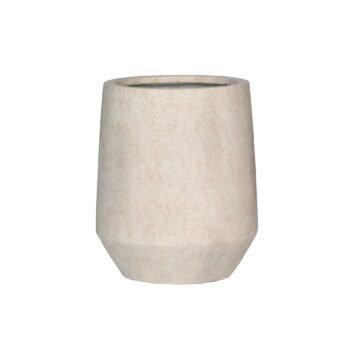 Vazonas HARITH HIGH S, Ø40xH48 cm, travertino