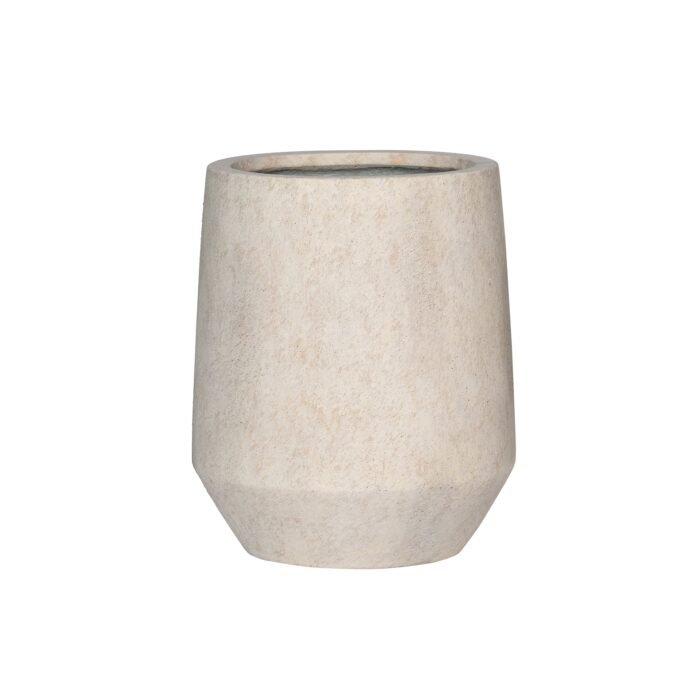 Vazonas HARITH HIGH S, Ø40xH48 cm, travertino