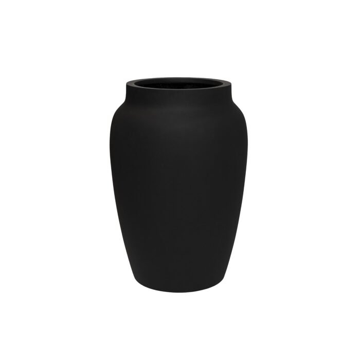 Vazonas HERA L, Ø51xH74 cm, juodas