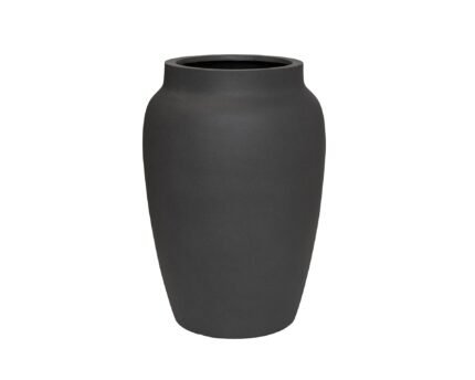 Vazonas HERA L, Ø51xH74 cm, tamsiai pilkas