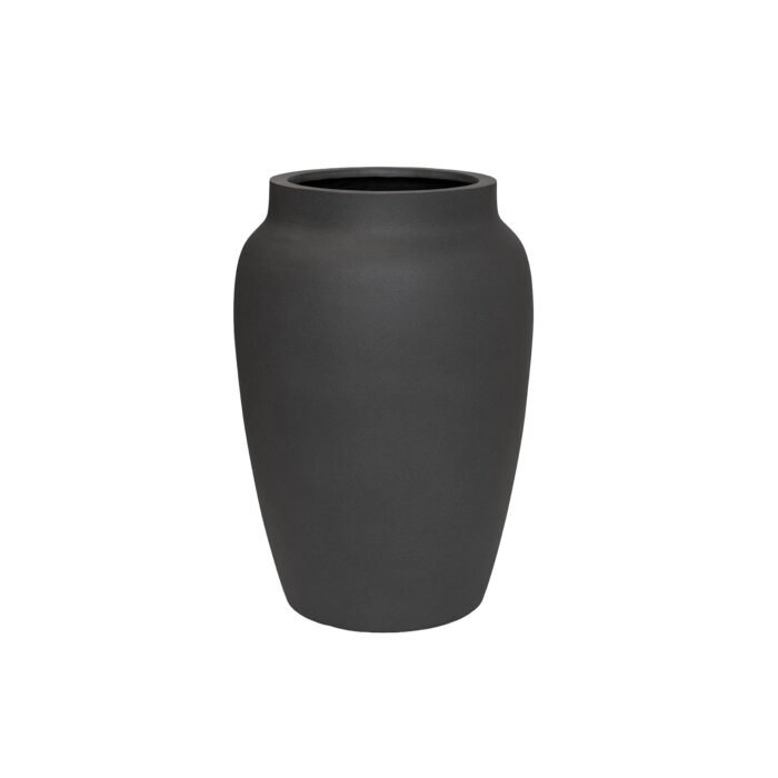 Vazonas HERA L, Ø51xH74 cm, tamsiai pilkas