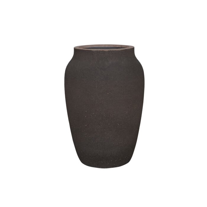 Vazonas HERA L, Ø51xH74 cm, tamsiai rudas