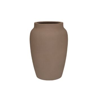 Vazonas HERA L, Ø51xH74 cm, taupe spalvos