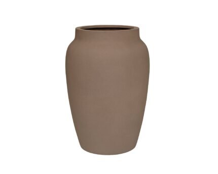 Vazonas HERA L, Ø51xH74 cm, taupe spalvos