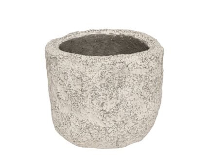Vazonas HOLLOW XS, Ø25xH22 cm, akmens pilkas