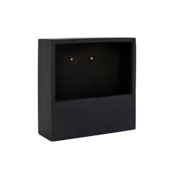 Vazonas JACK WALLY XS, 30x30xH9 cm, juodas