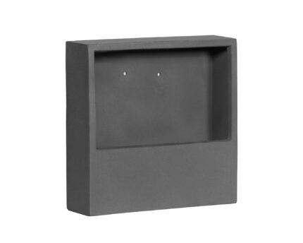 Vazonas JACK WALLY XS, 30x30xH9 cm, tamsiai pilkas
