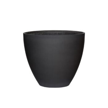 Vazonas JESSLYN S, Ø50xH44 cm, matinis juodas