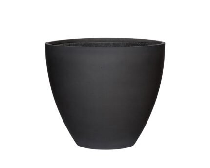 Vazonas JESSLYN S, Ø50xH44 cm, matinis juodas