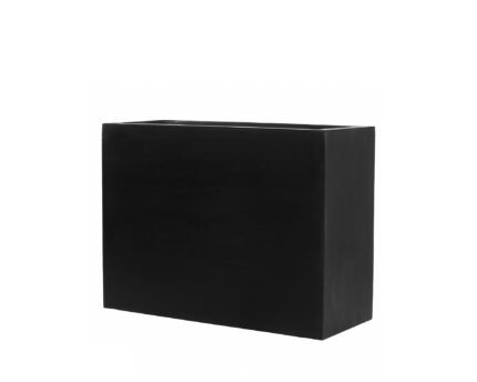 Vazonas JORT L, 38x95xH72 cm, juodas