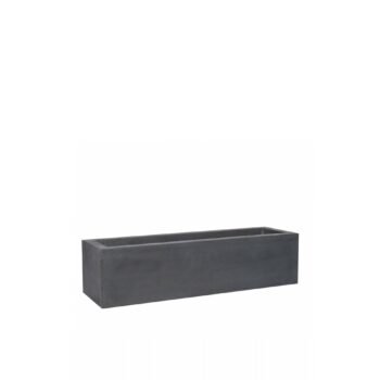 Vazonas JORT LOW S, 30x100xH25 cm, tamsiai pilkas